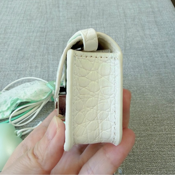 Mint Green Croc Mini Bag Charm Set | Mix & Match Keychain - Picture 5 of 12